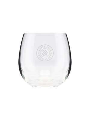 Engraved White Peak Distillery Gin Glass