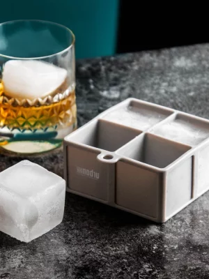 Silicone Ice Cube Tray - 4 Cubes