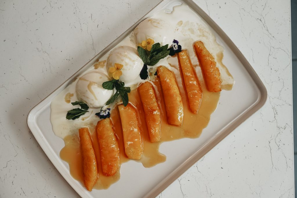 White Peak Rum Pineapple Dessert