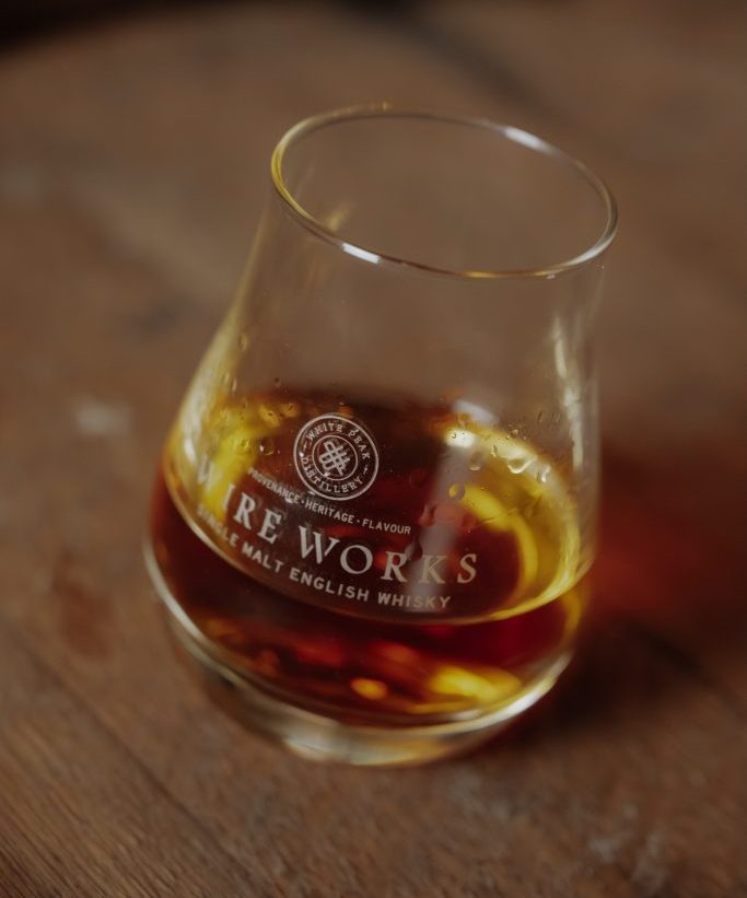 Wire Works Whisky in a spey glass
