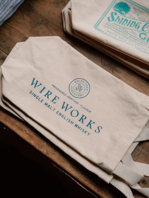 Wire Works Whisky Canvas Bottle Bag